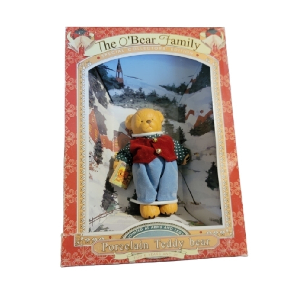 Benjamin bear 1997 vintage The O'Bear Family Special Collectors' Edition Porcela